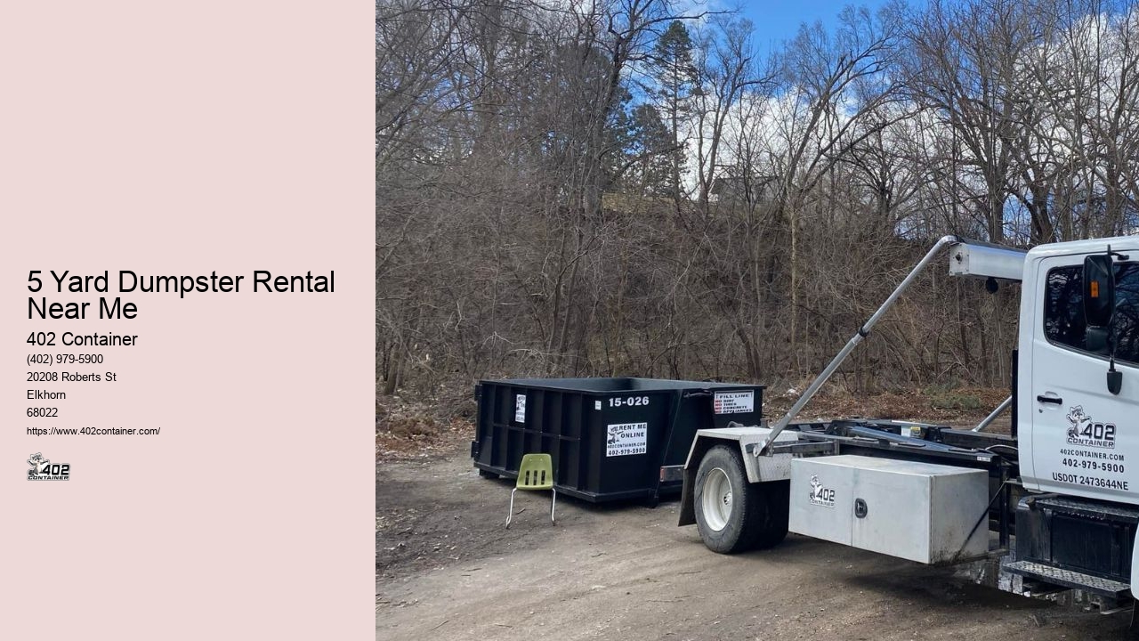 Omaha Dumpster Rental Prices