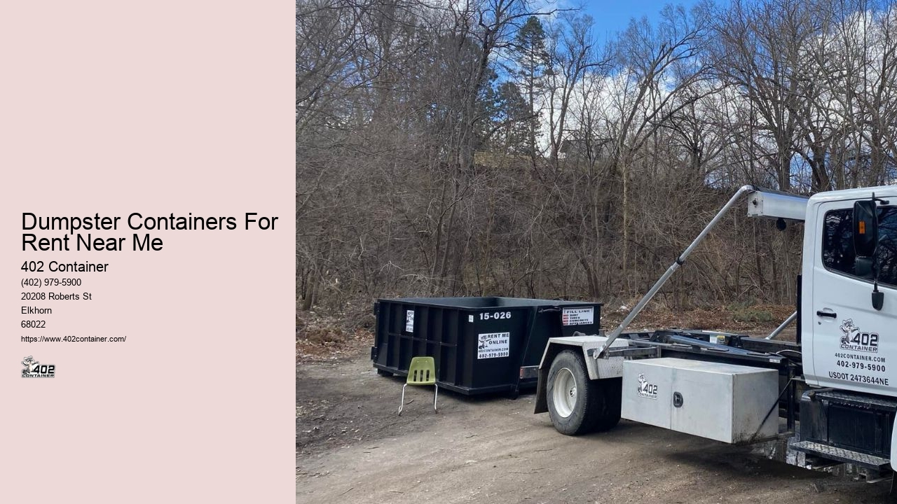 Construction Dumpster Rental Nebraska